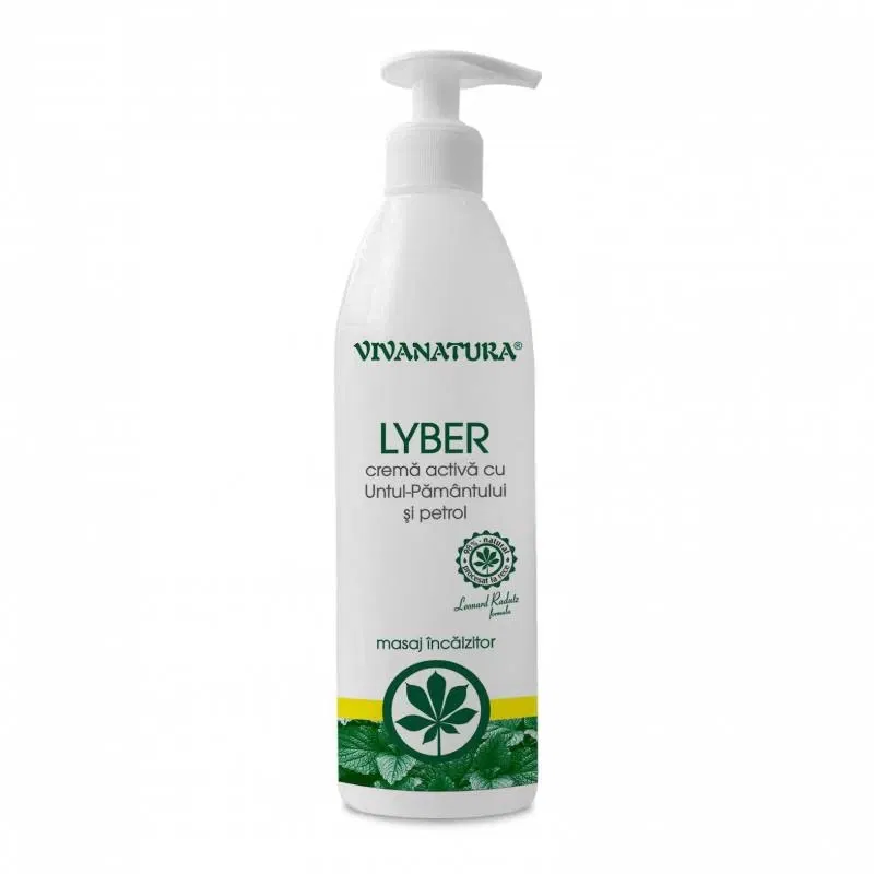 Lyber - Crema antireumatica cu efect de incalzire, cu untul