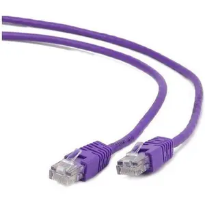 Cablu UTP Gembird PP12-1M/V, Patchcord, CAT.5e, 1m (Violet)