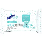 Linteo Baby Aqua Sensitive servetele delicate pentru copii 48 buc
