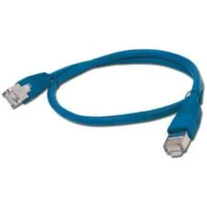 Cablu FTP Gembird PP22-0.5M/B, Patchcord, CAT.5e, 0.5m (Albastru)