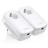 Kit Adaptoare Powerline TP-Link TL-PA8010P, Gigabit, 1200 Mbps, 2 Bucati