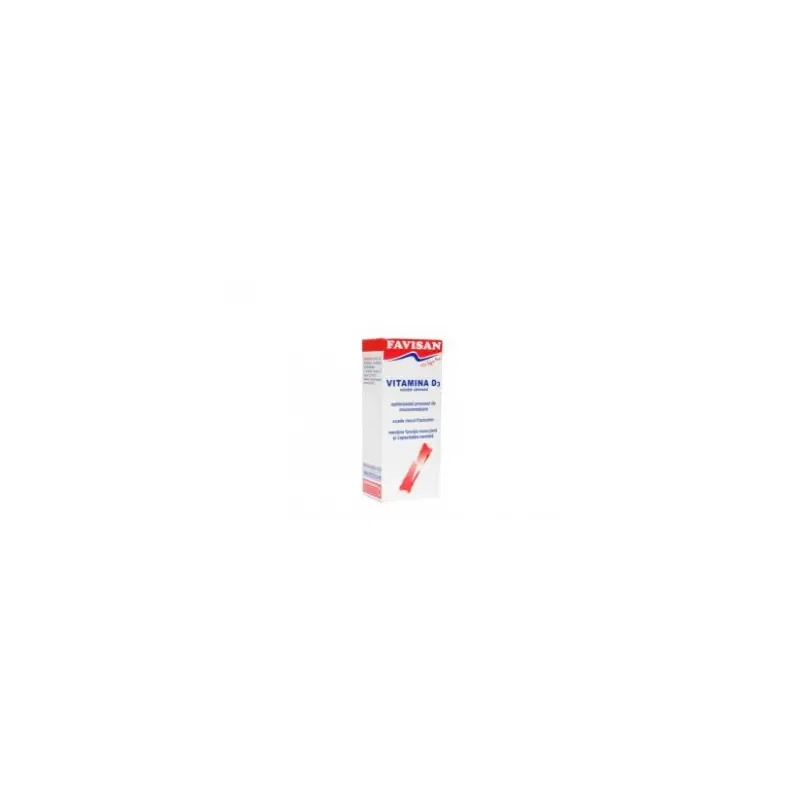 VITAMINA D3, picaturi, 30ml, Favisan