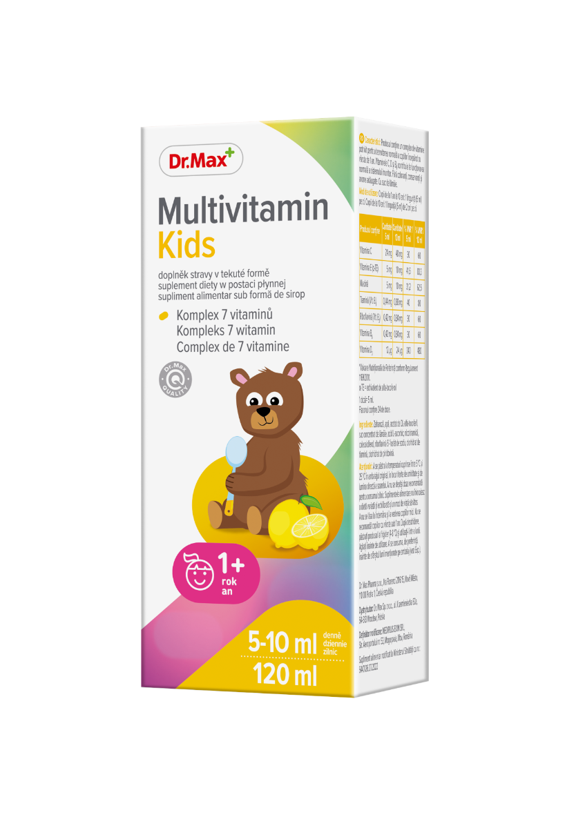 Dr. Max Multivitamin Kids Sirop, 120ml