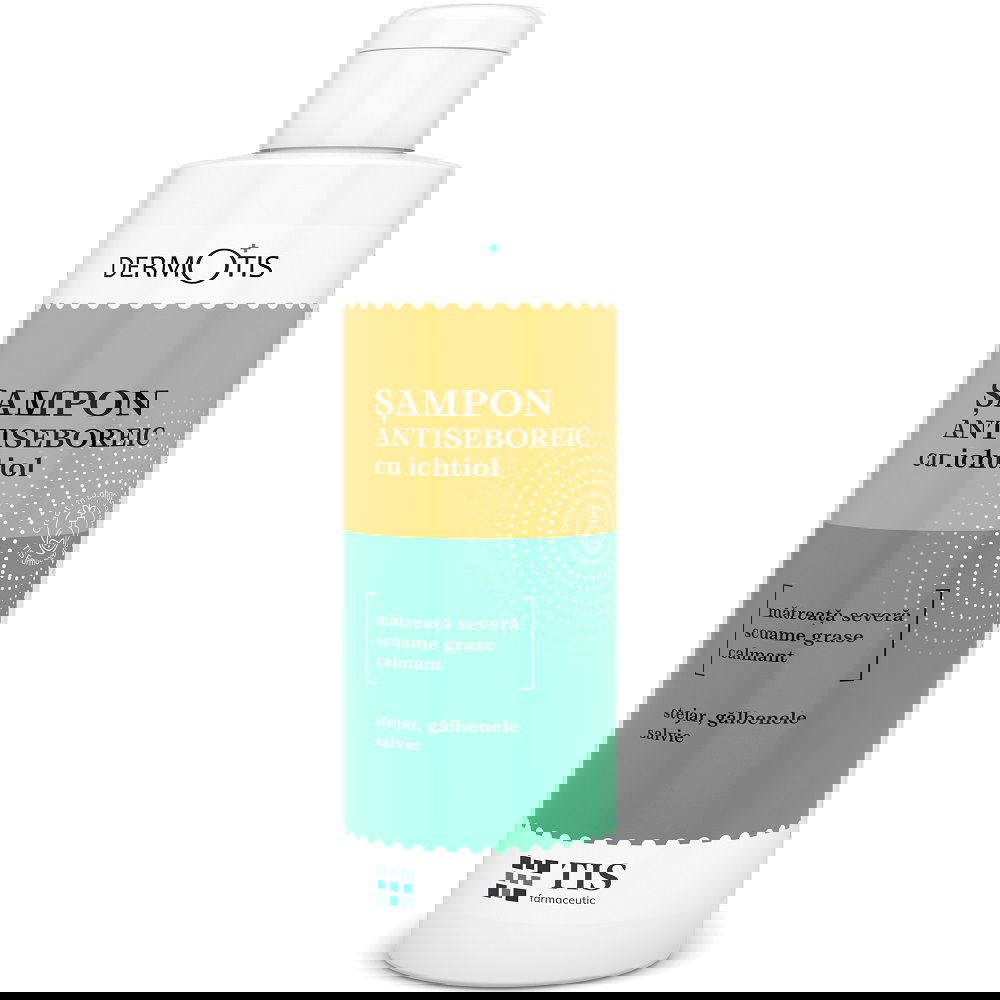 Sampon antiseboreic cu ichtiol Dermotis, 120ml, Tis Farmaceutic