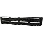 Patch panel Gembird NPP-C548CM-001, 48 Porturi, CAT.5e, 19", 2U