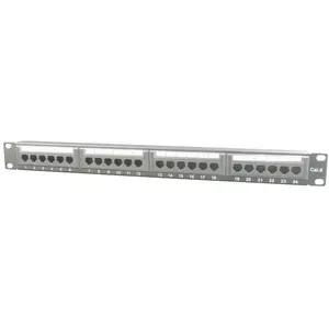 Patch panel Gembird NPP-C624CM-001, 24 Porturi, CAT.6, 19", 1U
