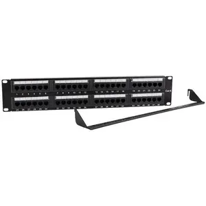 Patch panel Gembird NPP-C648CM-001, 48 Porturi, CAT.6, 19", 2U