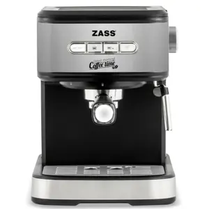 Espressor automat Zass ZEM03, 850 W, 1.5 L, 20 bari (Argintiu)