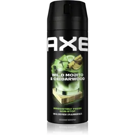Axe Wild Green Mojito & Cedarwood spray şi deodorant pentru corp I. 150 ml