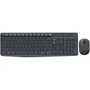 Kit Tastatura si Mouse Logitech Combo MK235 (Negru)