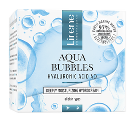 Hidro-crema cu acid hialuronic Aqua Bubbles, 50ml, Lirene