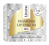 Crema anti-rid cu efect de fermitate 50+ pentru zi si noapte Diamond Lifting 3D, 50ml, Lirene