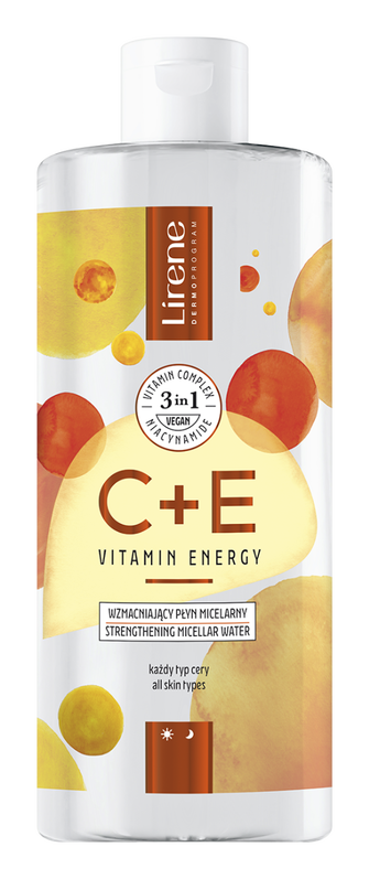 Apa micelara 3in1 cu efect de fermitate C+E, 400ml, Lirene
