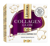Crema anti-rid efect netezitor 50+ Collagene Glow, 50ml, Lirene