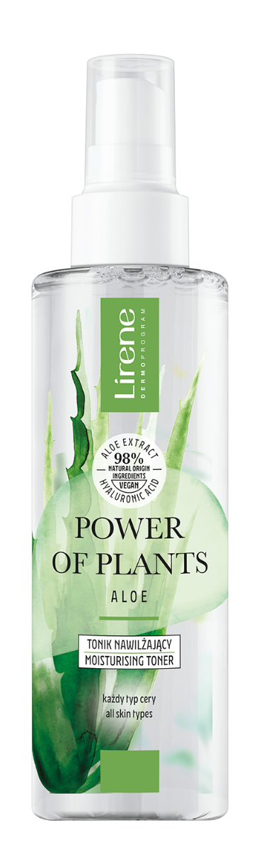 Toner facial hidratant Aloe Power Of Plants, 200ml, Lirene