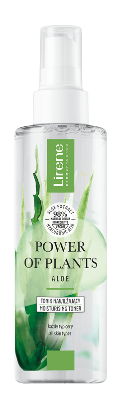 Toner facial hidratant Aloe Power Of Plants, 200ml, Lirene