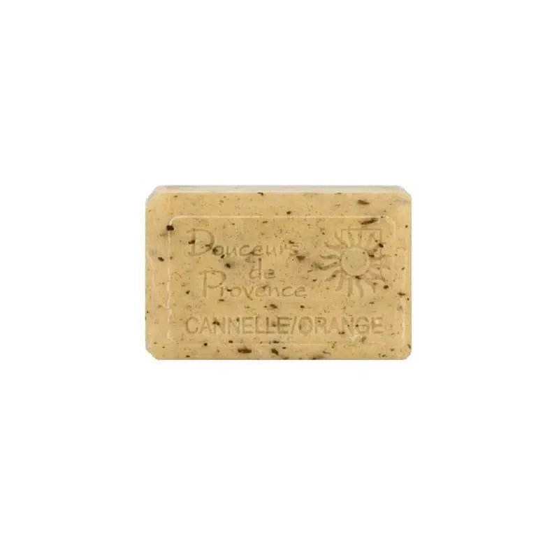 Sapun exfoliant cu scortisoara si unt de shea, 200g - Apidava