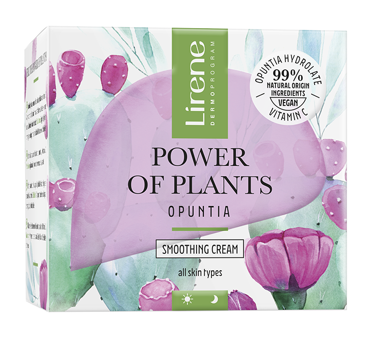 Crema cu efect netezitor pentru zi si noapte Opuntia Power Of Plants, 50ml, Lirene