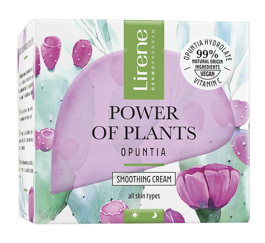 Crema cu efect netezitor pentru zi si noapte Opuntia Power Of Plants, 50ml, Lirene