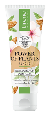 Peeling enzimatic pentru piele sensibila Migdale Power Of Plants, 75ml, Lirene