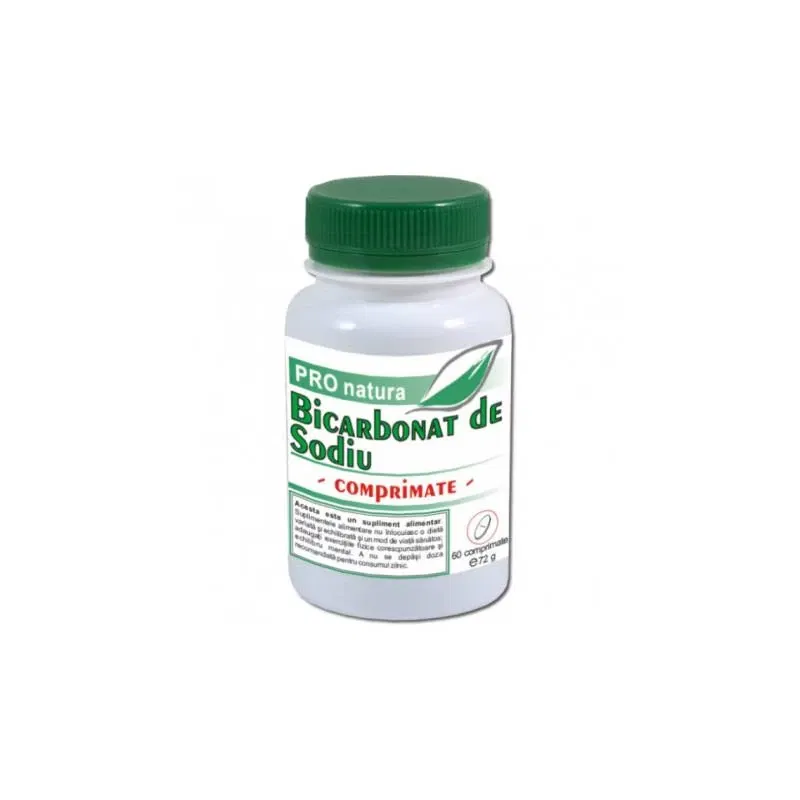 Bicarbonat de sodiu, 60cpr - MEDICA