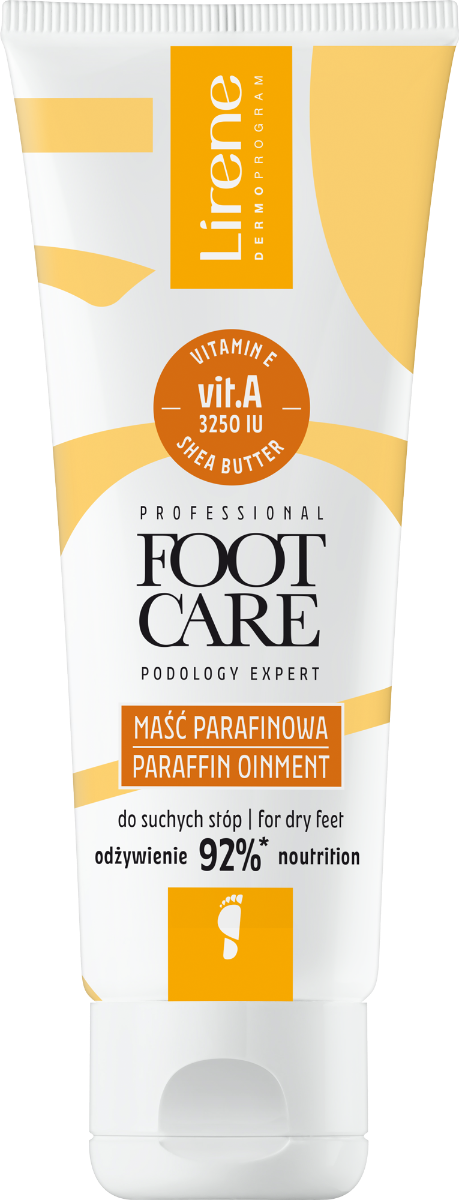 Unguent cu parafina si Vitamina A pentru picioare Professional Foot Care Podology Expert, 75ml, Lirene
