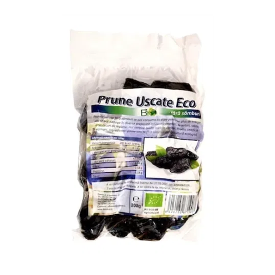 Prune fara samburi, eco-bio, 200g - Deco