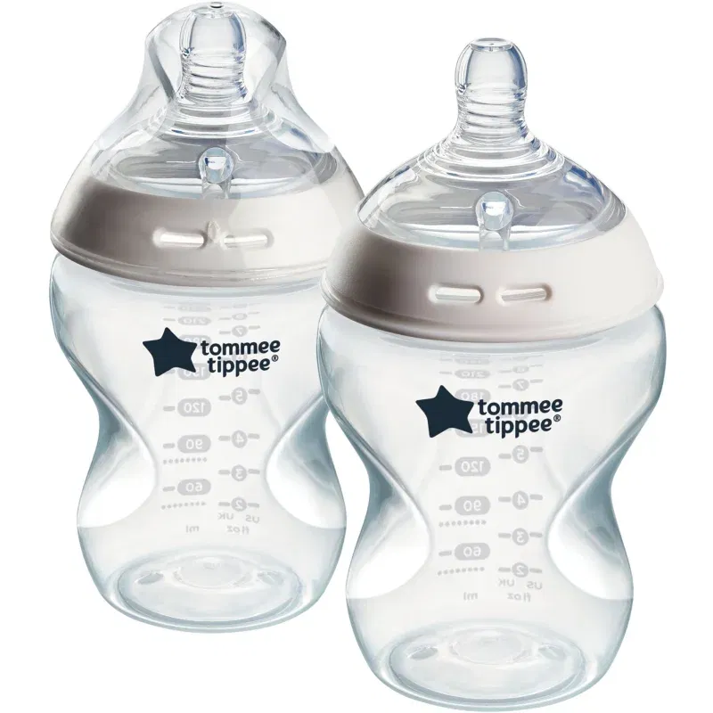 Tommee Tippee Natural Start Anti-Colic biberon pentru sugari Slow Flow 0m+ 2x260 ml