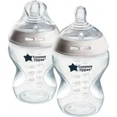 Tommee Tippee Natural Start Anti-Colic biberon pentru sugari Slow Flow 0m+ 2x260 ml