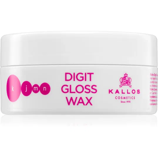 Kallos KJMN Professional Digit Gloss Wax ceara de texturare pentru un par stralucitor si catifelat 100 ml