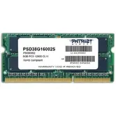 Memorie Laptop Patriot SODIMM, DDR3, 1x8GB, 1600 MHz, CL11