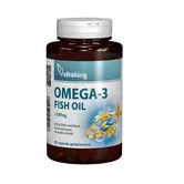 Omega 3 1200 mg, 90cps - Vitaking - Inima, circulatie sanguina (1)