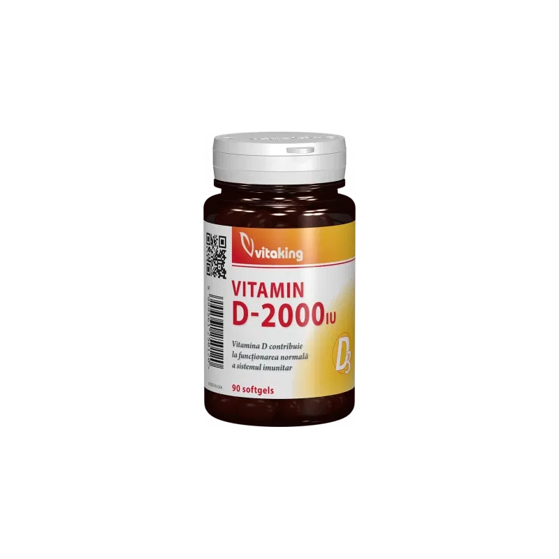 Vitamina D, 2000ui, 90cps - Vitaking