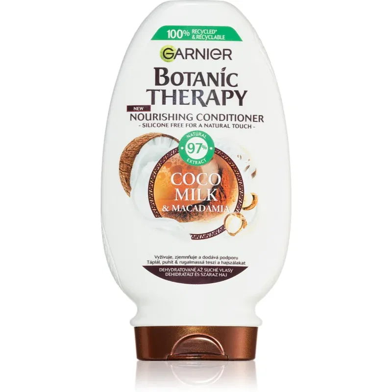 Garnier Botanic Therapy Coco Milk & Macadamia Balsam hrănitor pentru păr uscat și aspru 200 ml