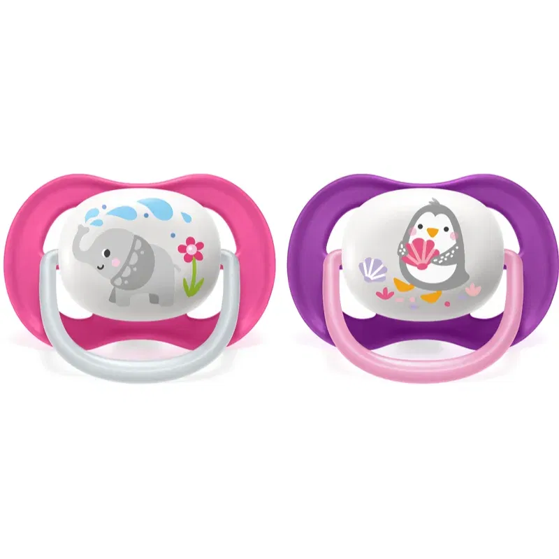 Philips Avent Ultra Air SCF080/08 6-18 m suzetă Girl 2 buc