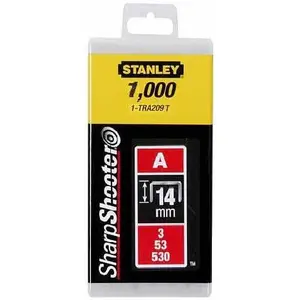 Pachet 1000 capse Stanley 14 mm