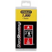 Pachet 1000 capse Stanley 6 mm