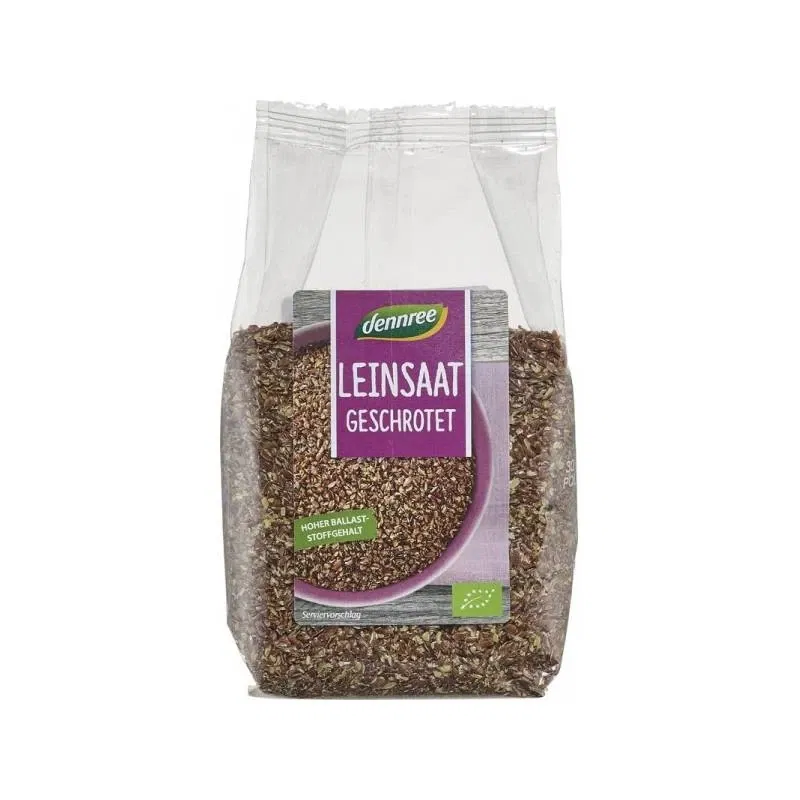 Seminte de in zdrobite, eco-bio, 200g - Dennree