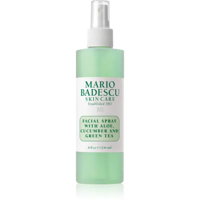 Mario Badescu Facial Spray with Aloe, Cucumber and Green Tea apă de față revigorantă pentru ten obosit 236 ml