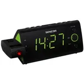 Radio cu ceas Sencor SRC 330 GN (Negru/Verde)