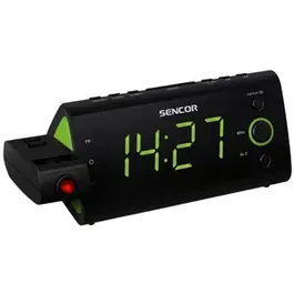 Radio cu ceas Sencor SRC 330 GN (Negru/Verde)