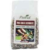 Mix Din 6 Seminte Pentru Salate, Paine, Musli, Eco-bio 250g - PRONAT