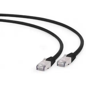 Cablu FTP Gembird PP6A-LSZHCU-BK-1.5M, Patchcord, CAT.6a, 1.5 m (Negru)