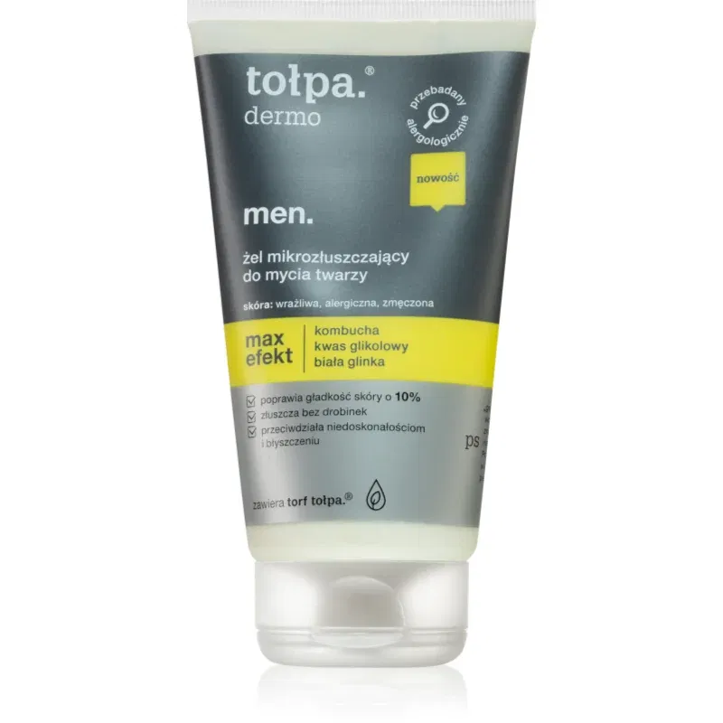 Tołpa Dermo Men Max Effect gel exfoliant de curatare pentru barbati 150 ml
