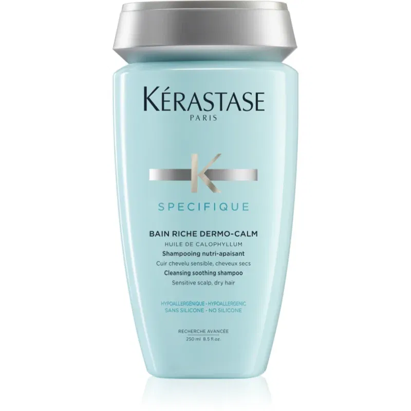 Kérastase Specifique Bain Riche Dermo-Calm șampon pentru scalp sensibil și păr uscat fără silicon 250 ml