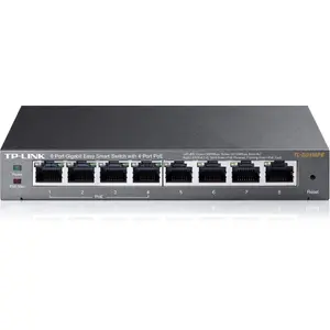 Switch TP-Link TL-SG108PE, Gigabit, 8 Porturi, 4 x PoE