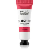 MUA Makeup Academy Blushed Liquid Blusher fard de obraz lichid culoare Razzleberry 10 ml