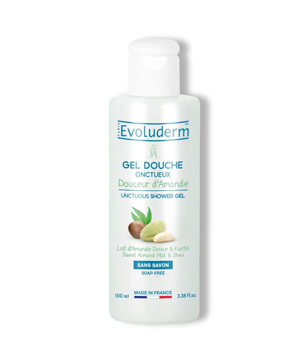 Gel de dus cremos Douceur d’Amande, 100ml, Evoluderm