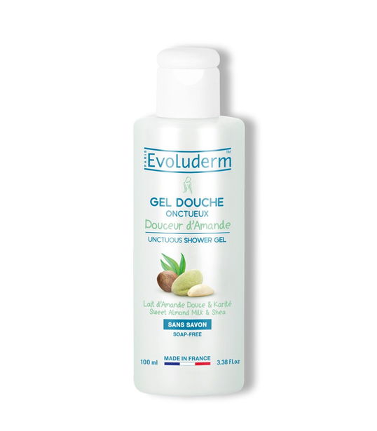 Gel de dus cremos Douceur d’Amande, 100ml, Evoluderm