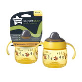 Cana Sippee cu protectie Bacshiled™ si capac pentru +4 luni Galben, 190ml, Tommee Tippee